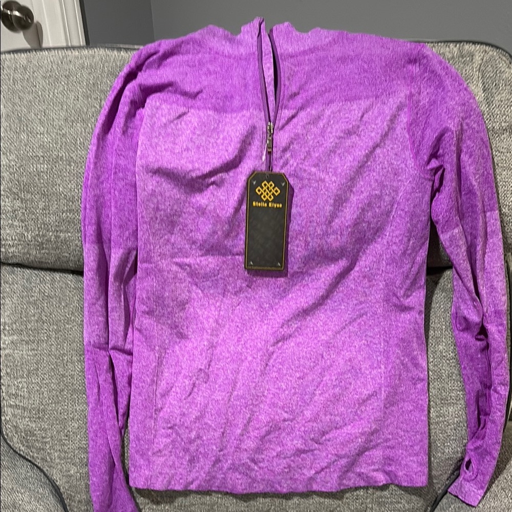 Purple Long Sleeve Top
